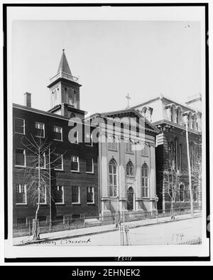 Teil von außen Blick von Georgetown Visitation Preparatory School, Washington, D.C. Stockfoto