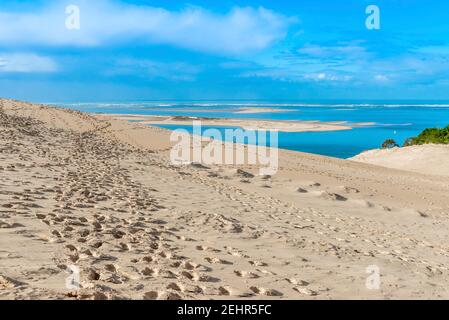 Die Pilat-Düne in New Aquitaine, Frankreich Stockfoto