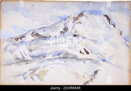 Paul Cézanne - Mont Sainte-Victoire (La Montagne Sainte-Victoire) - BF652 - Barnes Foundation. Stockfoto