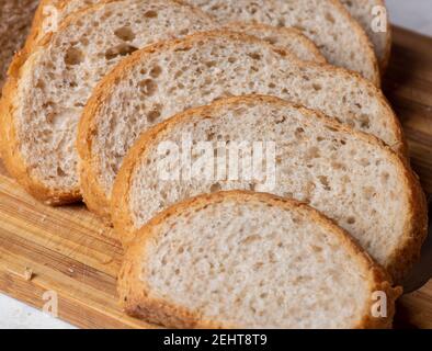 Ein Sandwich halbiert Foto in hoher Qualität Stockfoto