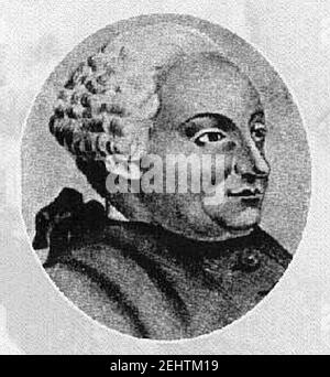 Paul Heinrich Dietrich Baron d'Holbach. Stockfoto