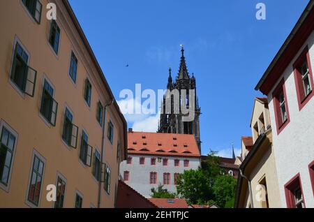 Altstadt von Meissen Deutschland Stockfoto