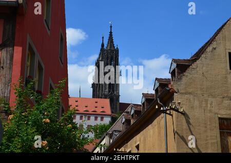 Altstadt von Meissenn Deutschland Stockfoto