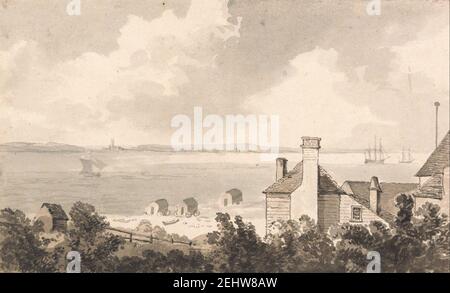 Paul Sandby - West Cowes, Isle of Wight Stockfoto