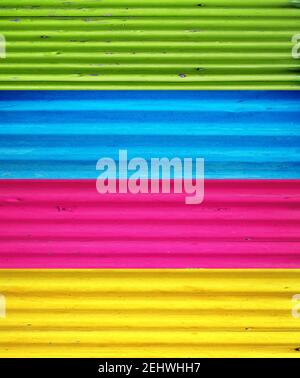 Modernes Farbdesign. Abstrakt trendy funky Farben Design. Frühling und Sommer modernes Hintergrundkonzept. Stockfoto