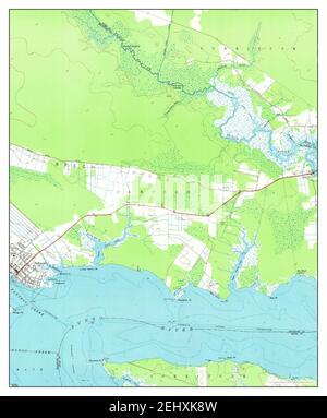 Belhaven, North Carolina, Karte 1951, 1:24000, Vereinigte Staaten von Amerika von Timeless Maps, Daten U.S. Geological Survey Stockfoto