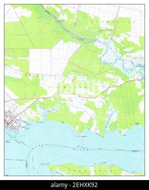 Belhaven, North Carolina, Karte 1951, 1:24000, Vereinigte Staaten von Amerika von Timeless Maps, Daten U.S. Geological Survey Stockfoto