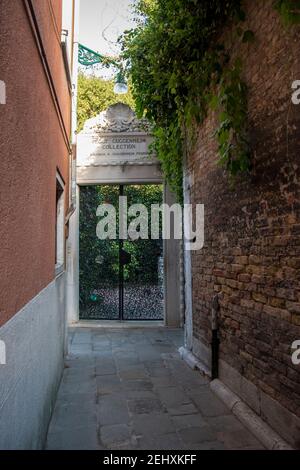 Das Peggy Guggenheim Museum am Canal Grande, Stadt Venedig, Italien, Europa Stockfoto