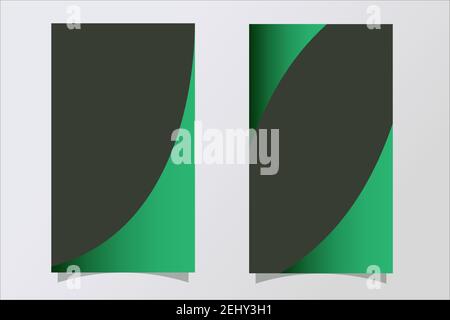 Eine Reihe von Webbanner-Vorlagen. Moderne Design Vektor Illustration. Stock Vektor
