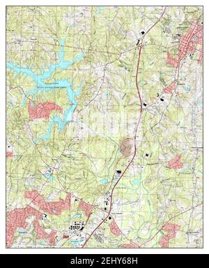 Wake Forest, North Carolina, Karte 1993, 1:24000, Vereinigte Staaten von Amerika von Timeless Maps, Daten U.S. Geological Survey Stockfoto