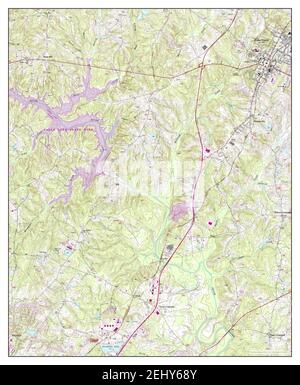 Wake Forest, North Carolina, Karte 1967, 1:24000, Vereinigte Staaten von Amerika von Timeless Maps, Daten U.S. Geological Survey Stockfoto