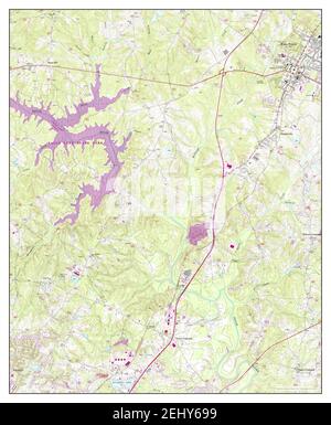 Wake Forest, North Carolina, Karte 1967, 1:24000, Vereinigte Staaten von Amerika von Timeless Maps, Daten U.S. Geological Survey Stockfoto