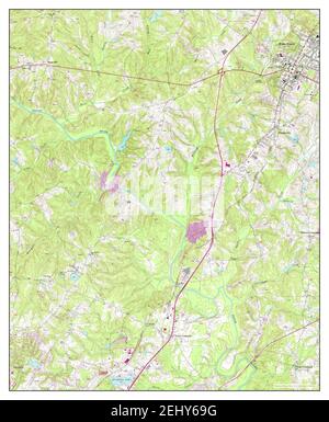 Wake Forest, North Carolina, Karte 1967, 1:24000, Vereinigte Staaten von Amerika von Timeless Maps, Daten U.S. Geological Survey Stockfoto