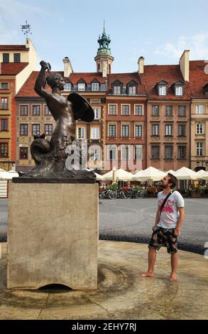 Alter Marktplatz in Warschau. Alter Marktplatz. Polen Stockfoto