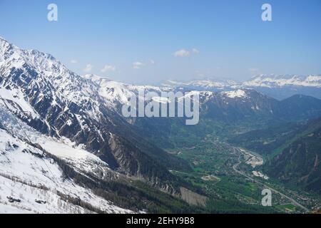 Chamonix Frankreich Alpen Berge Stock Foto Stock Bilder Stock Pictures Stockfoto