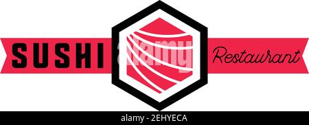 japanisches Logo für japanisches Restaurant. vektor-Illustration Stock Vektor