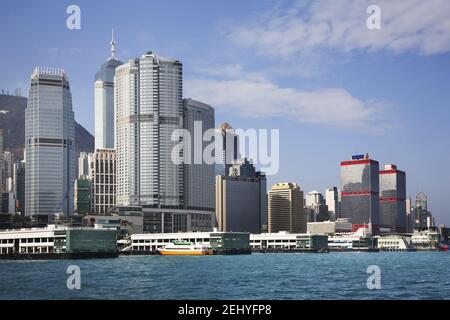 Victoria Strait in Hongkong. China Stockfoto