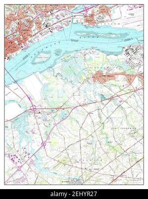 Bridgeport, New Jersey, Karte 1967, 1:24000, Vereinigte Staaten von Amerika von Timeless Maps, Daten U.S. Geological Survey Stockfoto