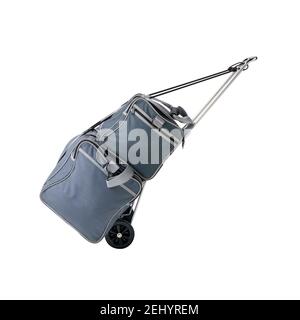 Reisetasche isoliert auf weiß Stockfoto