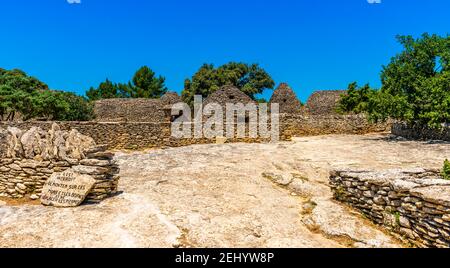 Dorf Bories in Gordes im Vaucluse in der Provence, Frankreich Stockfoto