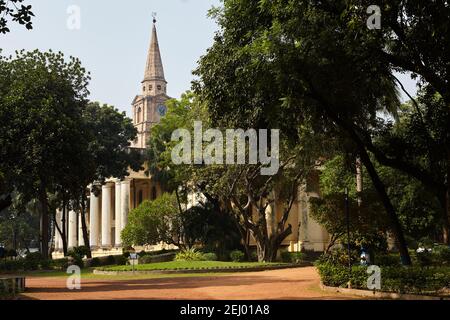 St. John's Church, Kolkata, Indien. Ursprünglich eine Kathedrale war es eines der ersten öffentlichen Gebäude, das von der British East India Company nach gebaut wurde Stockfoto