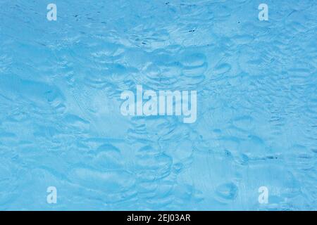 Detailaufnahme des Schmelzgletschers am Jokulsa Iceberg Beach Island. Stockfoto