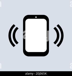 Telefonsymbol anrufen. Eingehender Anruf. Kommunikationskonzept. Vektor auf isoliertem Hintergrund. EPS 10. Stock Vektor