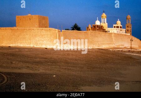 Nitrian Wüste Ägypten Wadi el Natrun Kloster der Syrer Stockfoto