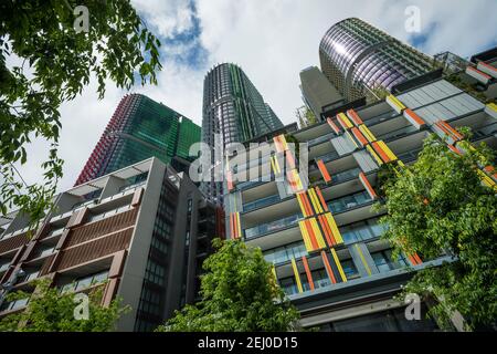 International Towers, Barangaroo Avenue, Sydney, New South Wales, Australien. Stockfoto