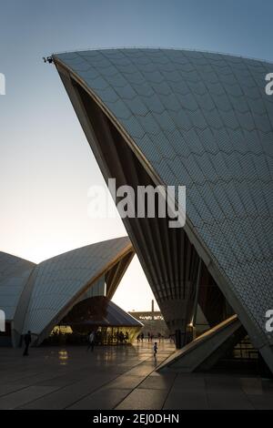Sydney Opera House, Bennelong Point, Sydney, New South Wales, Australien. Stockfoto
