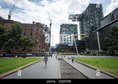 Chippendale Green, Sydney, New South Wales, Australien. Stockfoto