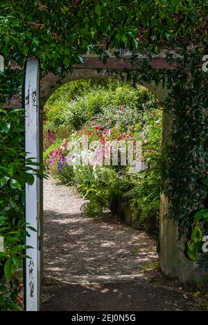 Cotehele Haus und Garten in Cornwall. Stockfoto