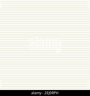 Rasterpapier. Abstrakt gestreifter Hintergrund mit Farbe horizontale Linien. Geometrische nahtlose Muster für Schule, Tapete, Texturen, Notizbuch. Liniertes Papier Stock Vektor