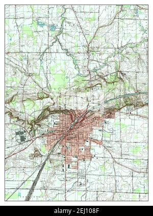 Lockport, New York, Karte 1980, 1:25000, Vereinigte Staaten von Amerika von Timeless Maps, Daten U.S. Geological Survey Stockfoto