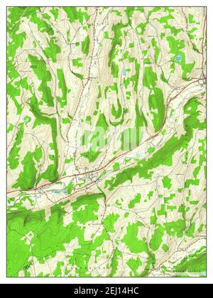 Schenevus, New York, Karte 1943, 1:24000, Vereinigte Staaten von Amerika von Timeless Maps, Daten U.S. Geological Survey Stockfoto