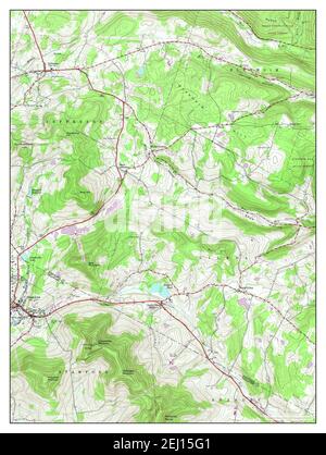 Stamford, New York, Karte 1945, 1:24000, Vereinigte Staaten von Amerika von Timeless Maps, Daten U.S. Geological Survey Stockfoto