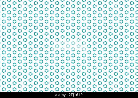 Blaue kreisförmige Muster auf weißem Hintergrund - geeignet Als Hintergrundbild Stockfoto