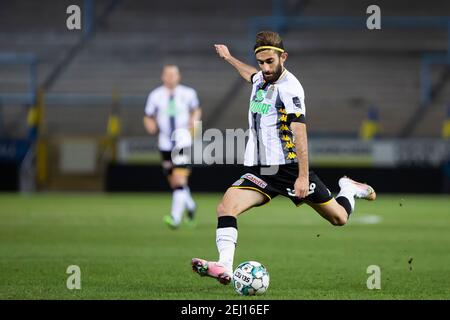 Charleroi Ali Gholizadeh in Aktion während eines Fußballmatches zwischen Waasland-Beveren und Sporting Charleroi, Samstag, 20. Februar 2021 in Beve Stockfoto