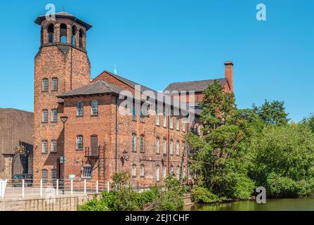 Derby Silk Mill oder Derby Industrial Museum, Museum für Industrie und Geschichte in Derby, Derbyshire, England Stockfoto