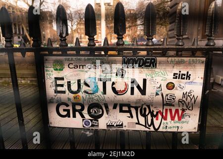 Euston Station, camden, london, england Stockfoto