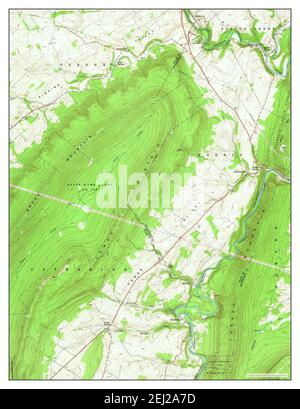 Fichte Creek, Pennsylvania, Karte 1963, 1:24000, Vereinigte Staaten von Amerika von Timeless Maps, Daten U.S. Geological Survey Stockfoto