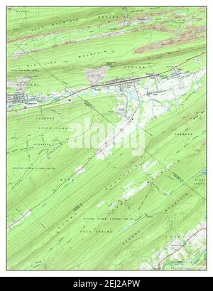 Tower City, Pennsylvania, Karte 1969, 1:24000, Vereinigte Staaten von Amerika von Timeless Maps, Daten U.S. Geological Survey Stockfoto