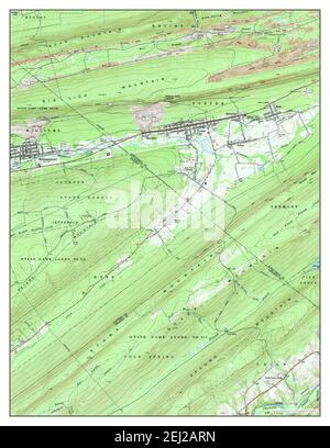 Tower City, Pennsylvania, Karte 1969, 1:24000, Vereinigte Staaten von Amerika von Timeless Maps, Daten U.S. Geological Survey Stockfoto