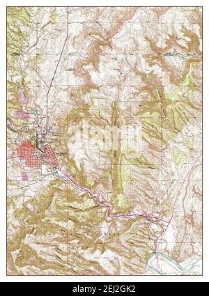 Hot Springs, South Dakota, Karte 1950, 1:24000, Vereinigte Staaten von Amerika von Timeless Maps, Daten U.S. Geological Survey Stockfoto