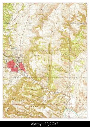 Hot Springs, South Dakota, Karte 1950, 1:24000, Vereinigte Staaten von Amerika von Timeless Maps, Daten U.S. Geological Survey Stockfoto