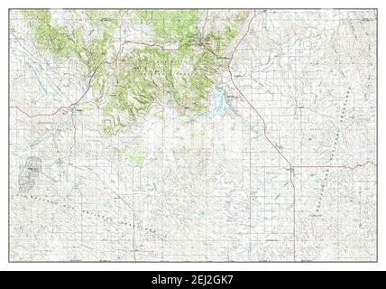 Hot Springs, South Dakota, Karte 1985, 1:100000, Vereinigte Staaten von Amerika von Timeless Maps, Daten U.S. Geological Survey Stockfoto