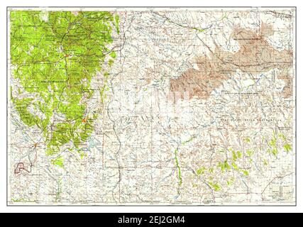 Hot Springs, South Dakota, Karte 1955, 1:250000, Vereinigte Staaten von Amerika von Timeless Maps, Daten U.S. Geological Survey Stockfoto