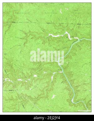 Barthell SW, Tennessee, Karte 1955, 1:24000, Vereinigte Staaten von Amerika von Timeless Maps, Daten U.S. Geological Survey Stockfoto