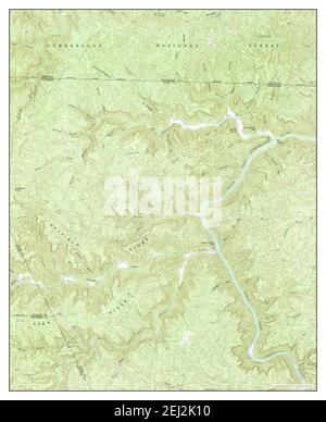 Barthell SW, Tennessee, Karte 1955, 1:24000, Vereinigte Staaten von Amerika von Timeless Maps, Daten U.S. Geological Survey Stockfoto