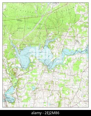 Capitol Hill, Tennessee, Karte 1972, 1:24000, Vereinigte Staaten von Amerika von Timeless Maps, Daten U.S. Geological Survey Stockfoto